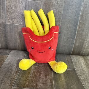 French Fries Stuffed Animal Doll Fast Food Love Valentines Day Red Yellow 12 In.